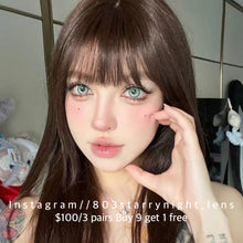 將圖片載入圖庫檢視器 新品預訂✨ 亞洲歐巴💚 af 綠色 green 14.50mm 年拋 (兩片裝) 🎀可預訂請撳度數選項中最下🎀 ✨$100/3對✨