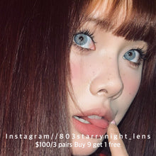 將圖片載入圖庫檢視器 現貨 藍毒🩵 ovo 藍色 blue 14.00mm 半年拋 (兩片裝) 🎀可預訂請撳度數選項中最下🎀 ✨$100/3對✨