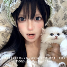 將圖片載入圖庫檢視器 現貨 星球居民💙   Thestarlens 藍色 BLUE 14.50mm 年拋 (兩片裝)🎀可預訂請撳度數選項中最下🎀 ✨$100/3對✨