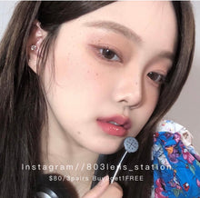 將圖片載入圖庫檢視器 現貨 膠原酒褐 啡色 補完不補❗️brown 14.2mm 年拋(兩片裝)✨$100/3對✨