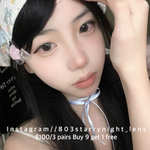 將圖片載入圖庫檢視器 現貨 快樂修狗🤎 Tina啡色 brown 14.20mm 半年拋 (兩片裝) 🎀可預訂請撳度數選項中最下🎀 ✨$100/3對✨