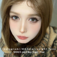 將圖片載入圖庫檢視器 現貨 快樂修狗🤎 Tina啡色 brown 14.20mm 半年拋 (兩片裝) 🎀可預訂請撳度數選項中最下🎀 ✨$100/3對✨