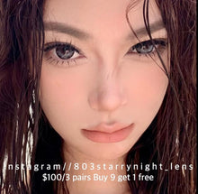 將圖片載入圖庫檢視器 現貨 芝麻冰花 xiyou 灰色 gray  14.5mm 年拋(兩片裝)🎀可預訂請撳度數選項中最下🎀 ✨$100/3對✨