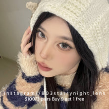 將圖片載入圖庫檢視器 現貨 大眼崽崽🩶 Tina 14.50mm 黑色 灰色 gray Black  半年拋(兩片裝)🎀可預訂請撳度數選項中最下🎀 ✨$100/3對✨