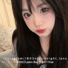 將圖片載入圖庫檢視器 現貨 黑桃愛麗絲🖤 af queen 黑色 black 14.50mm 年拋 (兩片裝) 🎀可預訂請撳度數選項中最下🎀 ✨$100/3對✨