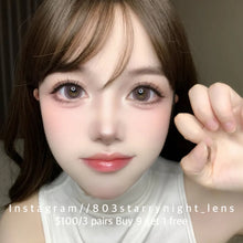 將圖片載入圖庫檢視器 現貨 莫奈粉咖🤎  af 啡色 brown 14.50mm 年拋 (兩片裝) 🎀可預訂請撳度數選項中最下🎀 ✨$100/3對✨