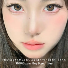 將圖片載入圖庫檢視器 新品預訂✨ 赫本黛黑🖤 af 黑色 black 14.20mm 年拋 (兩片裝) 🎀可預訂請撳度數選項中最下🎀 ✨$100/3對✨