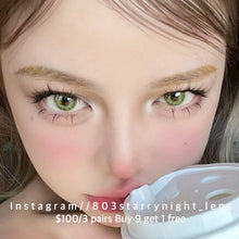 將圖片載入圖庫檢視器 現貨 美杜莎綠💚 ovo 綠色 green 14.20mm 半年拋 (兩片裝) 🎀可預訂請撳度數選項中最下🎀 ✨$100/3對✨