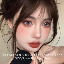 將圖片載入圖庫檢視器 現貨 冰川行客🤎 afqueen 啡色 brown 14.50mm 年拋 (兩片裝) 🎀可預訂請撳度數選項中最下🎀 ✨$100/3對✨