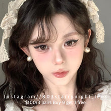 將圖片載入圖庫檢視器 新品預訂✨ 奶甜咖🤎 thestarlens 棕色 brown 14.20mm 半年拋 (兩片裝) 🎀可預訂請撳度數選項中最下🎀 ✨$100/3對✨