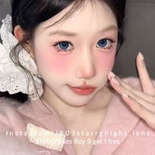 將圖片載入圖庫檢視器 現貨 醬醬藍莓🫐 af queen 藍色 blue 14.50mm 年拋 (兩片裝)🎀可預訂請撳度數選項中最下🎀 ✨$100/3對✨