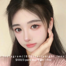 將圖片載入圖庫檢視器 現貨 可可豆🤎 Tina 啡色 brown 14.20mm 半年拋 (兩片裝) 🎀可預訂請撳度數選項中最下🎀 ✨$100/3對✨