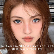 將圖片載入圖庫檢視器 現貨 仙本納海域💙 Clamido 藍色 blue 14.20mm 年拋 (兩片裝) 🎀可預訂請撳度數選項中最下🎀 ✨$100/3對✨