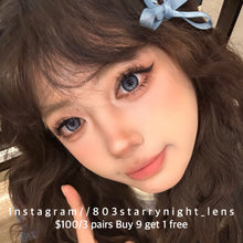 將圖片載入圖庫檢視器 現貨 藍繃帶💙 af queen 藍色 blue 14.50mm 年拋 (兩片裝) 🎀可預訂請撳度數選項中最下🎀 ✨$100/3對✨