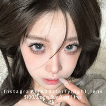 將圖片載入圖庫檢視器 現貨 夜吻維納斯🩵 af queen 藍色 blue 14.50mm 年拋 (兩片裝) 🎀可預訂請撳度數選項中最下🎀 ✨$100/3對✨