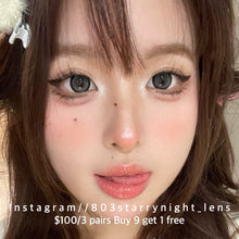 將圖片載入圖庫檢視器 現貨 月光小貓🐱🩶 af queen 灰色 gray 14.50mm 年拋 (兩片裝) 🎀可預訂請撳度數選項中最下🎀 ✨$100/3對✨