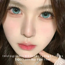 將圖片載入圖庫檢視器 現貨  閃光薄荷💚🩵 af Queen 綠色 藍色 blue  green 14.00mm 年拋 (兩片裝) 🎀可預訂請撳度數選項中最下🎀 ✨$100/3對✨