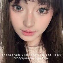 將圖片載入圖庫檢視器 現貨 薄荷種子💚 Tina 灰色 gray 14.20mm 半年拋 (兩片裝) 🎀可預訂請撳度數選項中最下🎀 ✨$100/3對✨