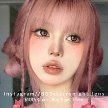 將圖片載入圖庫檢視器 現貨 草莓裙 ovo 粉紅色 pink 14.50mm 半年拋 (兩片裝) 🎀可預訂請撳度數選項中最下🎀 ✨$100/3對✨