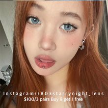 將圖片載入圖庫檢視器 現貨 金龍魚藍💙 Tina 藍色 blue 14.50mm 半年拋 (兩片裝) 🎀可預訂請撳度數選項中最下🎀 ✨$100/3對✨