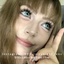 將圖片載入圖庫檢視器 新品預訂✨  野蠻生長綠💚 af 綠色 green 14.5mm 年拋(兩片裝)🎀可預訂請撳度數選項中最下🎀 ✨$100/3對✨