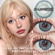 將圖片載入圖庫檢視器 現貨 尼斯湖綠🩵 Clamido藍色 綠色 green blue 14.20mm 年拋 (兩片裝) 🎀可預訂請撳度數選項中最下🎀 ✨$100/3對✨