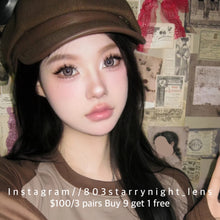 將圖片載入圖庫檢視器 現貨 白月光🌙 AF 啡色 brown 14.5mm 年拋(兩片裝)🎀可預訂請撳度數選項中最下🎀 ✨$100/3對✨