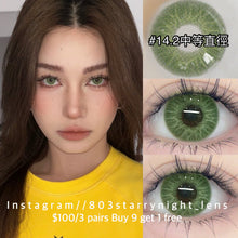 將圖片載入圖庫檢視器 現貨 美杜莎綠💚 ovo 綠色 green 14.20mm 半年拋 (兩片裝) 🎀可預訂請撳度數選項中最下🎀 ✨$100/3對✨