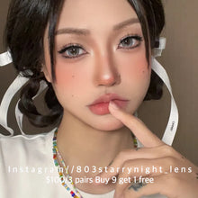將圖片載入圖庫檢視器 現貨 海的女兒🩶 afqueen 灰色 gray 14.50mm 年拋 (兩片裝) 🎀可預訂請撳度數選項中最下🎀 ✨$100/3對✨