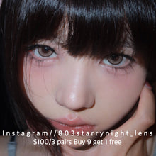 將圖片載入圖庫檢視器 現貨 逃離銀河棕🌌🤎 tina 棕色 brown 14.20mm 半年拋 (兩片裝) 🎀可預訂請撳度數選項中最下🎀 ✨$100/3對✨