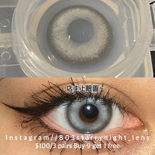 將圖片載入圖庫檢視器 現貨 黑化蘑菇🩶 clamido 灰色 gray 14.20mm 年拋 (兩片裝) 🎀可預訂請撳度數選項中最下🎀 ✨$100/3對✨