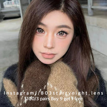 將圖片載入圖庫檢視器 現貨 馬德栗🤎 afqueen 啡色 brown 14.50mm 年拋 (兩片裝) 🎀可預訂請撳度數選項中最下🎀 ✨$100/3對✨