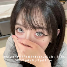 將圖片載入圖庫檢視器 新品預訂✨ 美洲女友🩶 af 灰色 gray 14.50mm 年拋 (兩片裝) 🎀可預訂請撳度數選項中最下🎀 ✨$100/3對✨