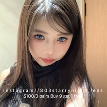 將圖片載入圖庫檢視器 現貨 海巫婆🩵 af Queen 藍色 blue 14.00mm 年拋 (兩片裝) 🎀可預訂請撳度數選項中最下🎀 ✨$100/3對✨