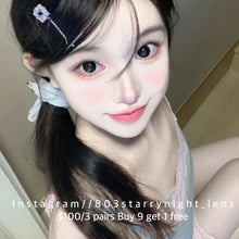 將圖片載入圖庫檢視器 現貨  莫奈黑咖🖤  af  黑色 black 14.50mm 年拋 (兩片裝) 🎀可預訂請撳度數選項中最下🎀 ✨$100/3對✨