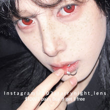 將圖片載入圖庫檢視器 現貨 赤紅連❤️ afqueen 紅色 red 14.50mm 年拋 (兩片裝) 🎀可預訂請撳度數選項中最下🎀 ✨$100/3對✨