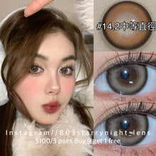 將圖片載入圖庫檢視器 新品預訂✨ 橘子氣水🥤 thestarlens 啡色 brown 14.20mm 半年拋 (兩片裝) 🎀可預訂請撳度數選項中最下🎀 ✨$100/3對✨