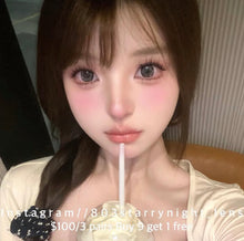 將圖片載入圖庫檢視器 現貨 芝麻冰花 xiyou 灰色 gray  14.5mm 年拋(兩片裝)🎀可預訂請撳度數選項中最下🎀 ✨$100/3對✨