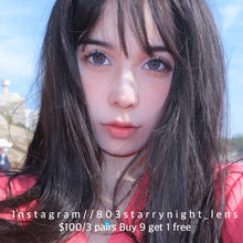 將圖片載入圖庫檢視器 現貨 奇亞種子🩶 Tina 灰色 gray 14.20mm 半年拋 (兩片裝) 🎀可預訂請撳度數選項中最下🎀 ✨$100/3對✨