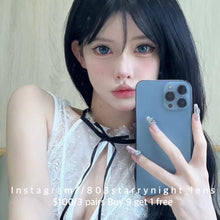 將圖片載入圖庫檢視器 現貨 超大芭比藍莓🫐 af queen 藍色 blue 14.50mm 年拋 (兩片裝) 🎀可預訂請撳度數選項中最下🎀 ✨$100/3對✨