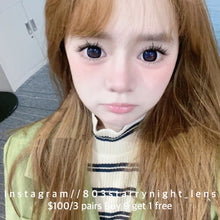 將圖片載入圖庫檢視器 現貨 藍色潮汐🌊🖤💙 AfQueen 藍色 黑色 black blue 14.50mm 年拋 (兩片裝) 🎀可預訂請撳度數選項中最下🎀 ✨$100/3對✨