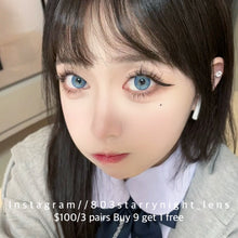將圖片載入圖庫檢視器 現貨 AI冰美人💙 Tina 藍色 blue 14.20mm 半年拋 (兩片裝) 🎀可預訂請撳度數選項中最下🎀 ✨$100/3對✨