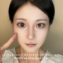 將圖片載入圖庫檢視器 新品預訂✨ 奶甜咖🤎 thestarlens 棕色 brown 14.20mm 半年拋 (兩片裝) 🎀可預訂請撳度數選項中最下🎀 ✨$100/3對✨