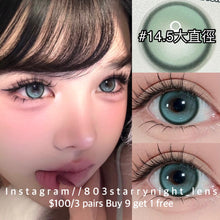 將圖片載入圖庫檢視器 現貨 魔力冰萃💚 Clamido 綠色 green 14.50mm 年拋 (兩片裝) 🎀可預訂請撳度數選項中最下🎀 ✨$100/3對✨