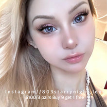 將圖片載入圖庫檢視器 新品預訂🫧 機械紫 💜 紫色 NEO COULER  purple 14.5mm 日拋 (一盒五對)