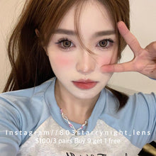 將圖片載入圖庫檢視器 新品預訂✨花園宇宙🤎 xiyou啡色 brown 14.50mm 年拋 (兩片裝) 🎀可預訂請撳度數選項中最下🎀 ✨$100/3對✨