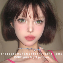 將圖片載入圖庫檢視器 現貨 暗夜森林 ovolook 綠色 green 14.20mm 半年拋 (兩片裝) 🎀可預訂請撳度數選項中最下🎀 ✨$100/3對✨