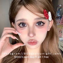 將圖片載入圖庫檢視器 現貨 害羞小哭包🩶  Tina 灰色 gray 14.50mm 半年拋 (兩片裝) 🎀可預訂請撳度數選項中最下🎀 ✨$100/3對✨