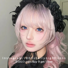 將圖片載入圖庫檢視器 現貨 香凝蝶翅🦋 af 紫色 藍色 blue Purple 14.50mm 年拋(兩片裝)🎀可預訂請撳度數選項中最下🎀 ✨$100/3對✨