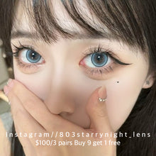 將圖片載入圖庫檢視器 現貨 珍珠海域 💙 Tina 藍色 blue 14.20mm 半年拋 (兩片裝) 🎀可預訂請撳度數選項中最下🎀 ✨$100/3對✨